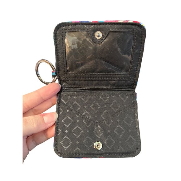 Vera Bradley Campus Double ID Badge Wallet Card Case Paisley Print 4.25"x3.5" - Picture 4 of 4